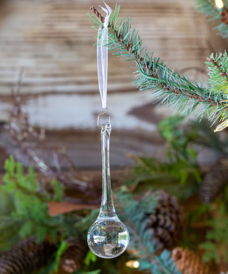 Glass Dew Drop Ornament