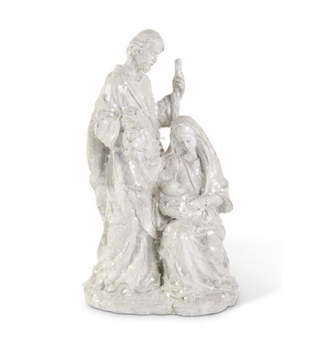 White Glitter Nativity