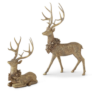 Gold Resin Deer