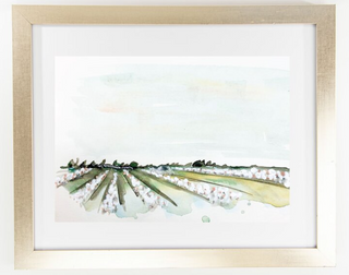 "Cotton Fields Forever" print