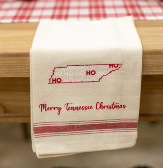 Merry Tennessee Christmas Hand Towel