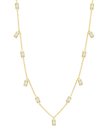 Prism Baguette 16" Necklace