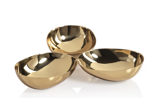 Polished Gold Nut Bowl