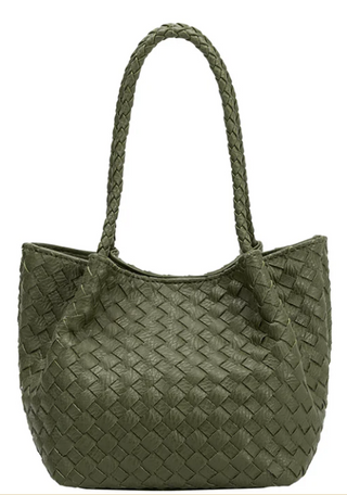 Anahi Woven Top Handle Bag