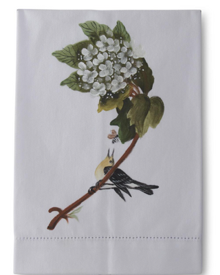 Botanical Hand Painted Guest Towel