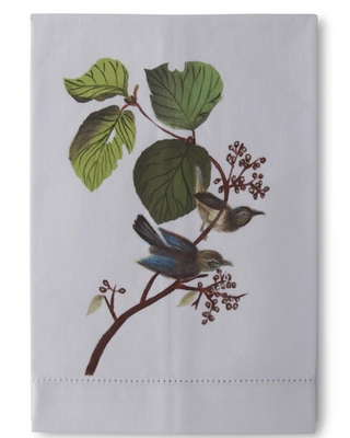 Botanical Hand Painted Guest Towel