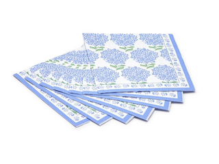 Hydrangea Paper Cocktail Napkins