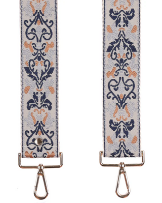 Navy Floral Purse Strap – The Truffle Pig