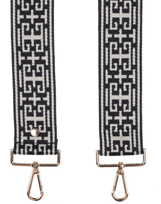 Black Grecian Purse Strap