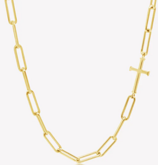 Chain Breaker Cross Necklace