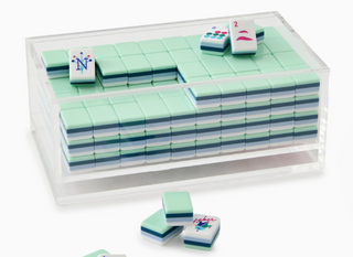 Mahjong Clear Acrylic Tile Box