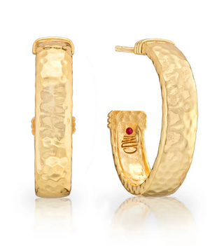 Cleopatra Classic Medium Hoop Earrings