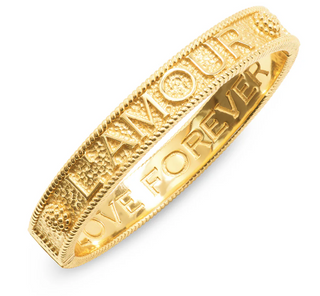 L'Amour Toujours Hinged Bangle Bracelet