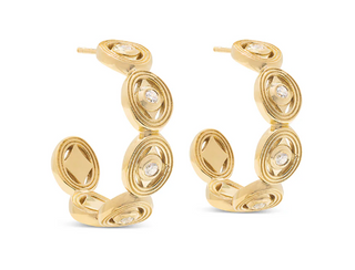 Monique Hoop Earrings - Gold