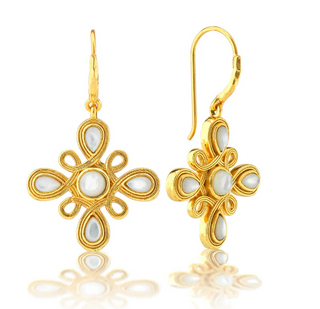 Monique Gem Dangle Earrings