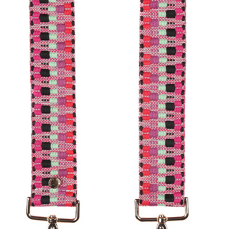 Coral Pink Twill Purse Strap