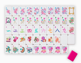 Glitterville Mahjong Tile Set