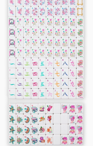 Glitterville Mahjong Tile Set