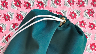 Velvet Mahjong Rack Bag