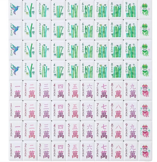 Jardin Debutant Mahjong Travel Set