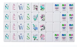 Jardin Debutant Mahjong Travel Set