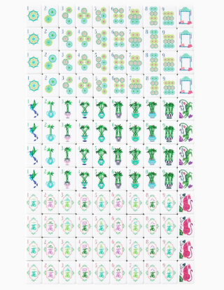 Palm Royale Mahjong Tiles