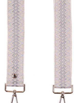 Grey Kaleidoscope Purse Strap