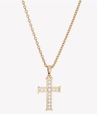 Luminous Cross Pendant Necklace