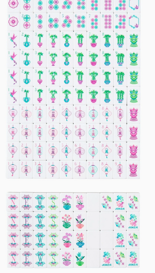 Emerald Mahjong Tiles