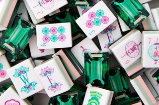 Emerald Mahjong Tiles
