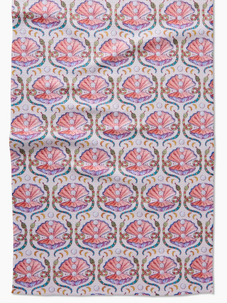 Geometry - Pearls of the Moon Tea Towel