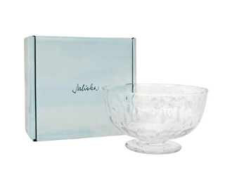 Puro Footed Glass Serving Bowl