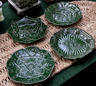 Jardins du Monde Dessert/Salad Plate Set of 4