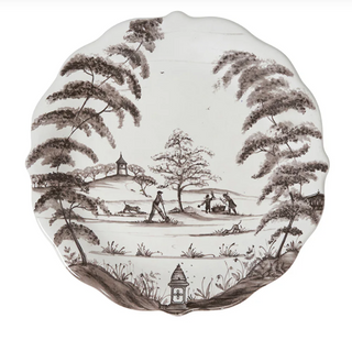 Country Estate Party Plate Set of 4 - Flint Grey