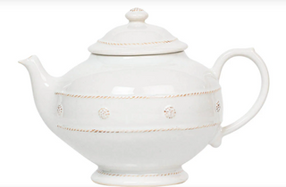 Berry and Thread Whitewash Teapot