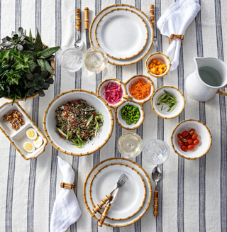 Classic Bamboo Natural Dessert/Salad Plate