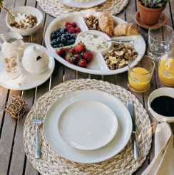 Puro Whitewash Dessert/Salad Plate