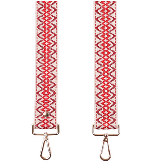 Red Kaleidoscope Purse Strap