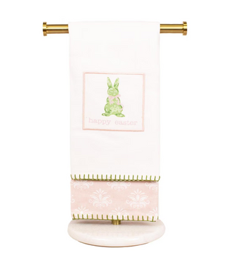 Kiara Boxwood Bunny Hand Towels - Set of 2
