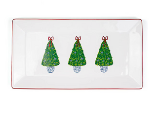 Grand Christmas Tree Rectangle Platter
