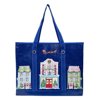 Christmas Village Market Tote