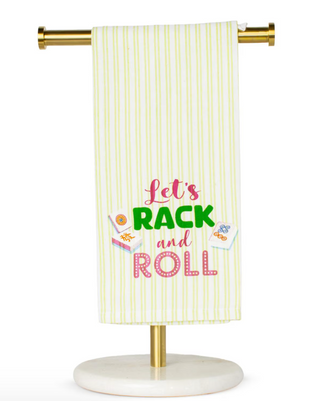 Let's Rack and Roll Hand Towel