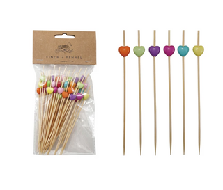 Bamboo Single Use Picks