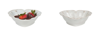 Berry & Thread Whitewash Heart Bowl