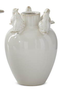 Ceramic Bird Rim Vases