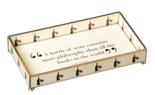 A Bottle of Wine Tray