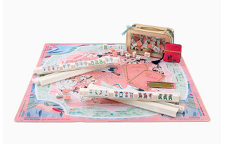 Heron Mahjong Mat in Tube