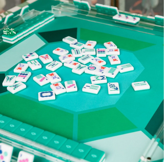 Emerald Green Double Sided Mahjong Mat