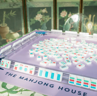Blue Double Sided Mahjong Mat