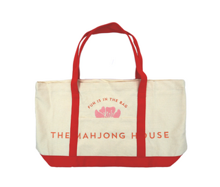 Canvas Carry-all Mahjong Tote